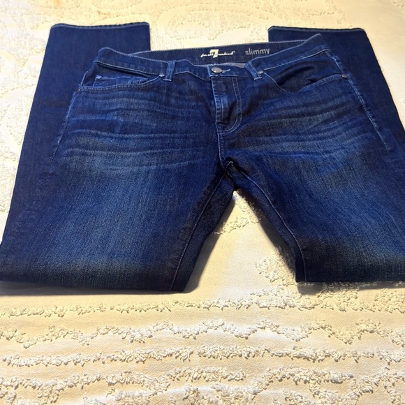 7 For All Mankind Men's Slimmy Straight Leg Jeans 31 - Picture 5 of 6